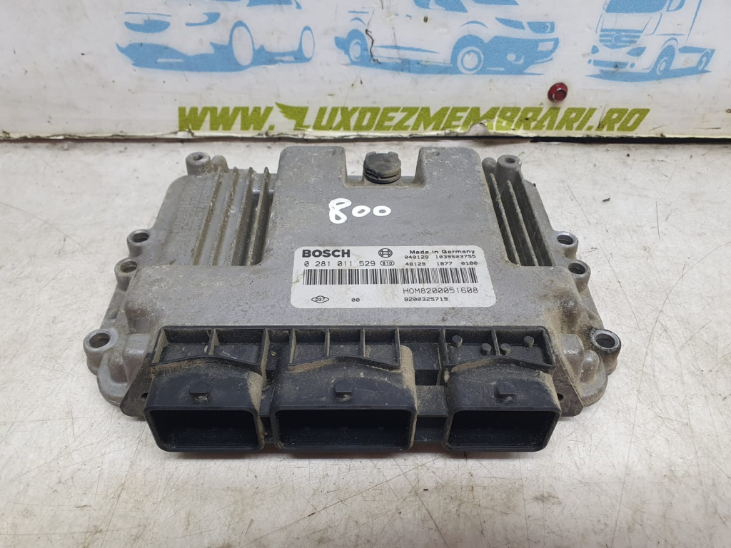 Calculator motor ecu 0281011529 8200325719 1.9 dti F9Q760 Opel Vivaro A [2002 - 2006] 1.9 dti F9Q760