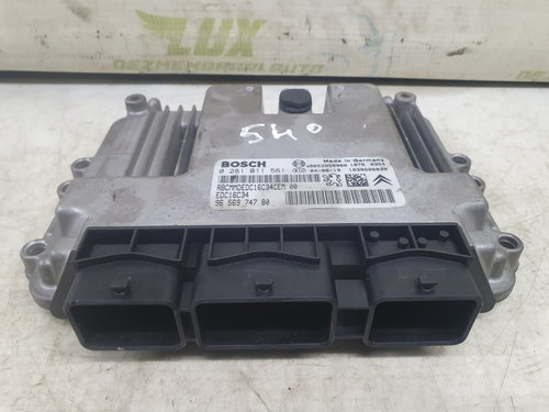Calculator motor ecu 0281011561 9656974780 1.6 hdi 9HZ Citroen C5 [facelift] [2004 - 2008] 1.6 hdi 9...