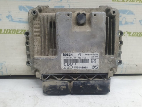 Calculator motor ecu 0281012864 4534a3abm 1.9 jtd Fiat Doblo [facelift] [2005 - 2009] 1.9 jtd