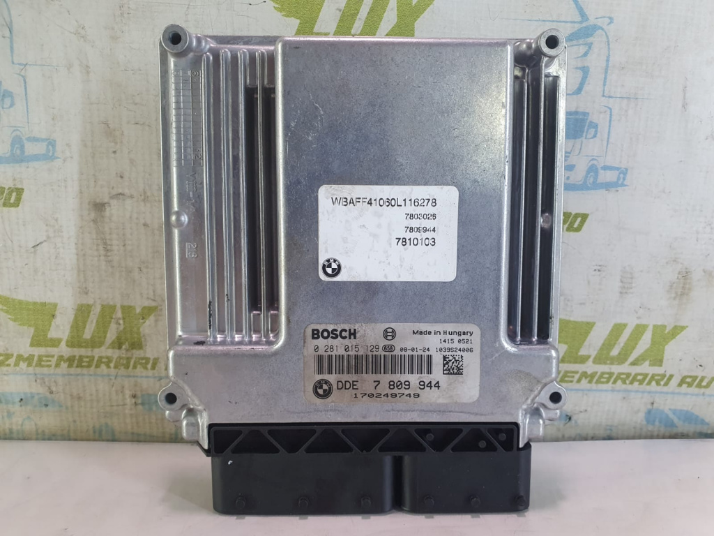 Calculator motor ECU 0281015129 7809944 3.0 d M57N2 BMW X5 E70 [2006 - 2010] 3.0 d M57N2