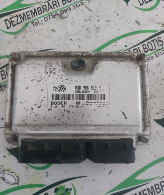 Calculator motor ECU 038 906 012 M Volkswagen VW Golf 4 [1997 - 2006] wagon 1.9 TDI MT (90 hp)