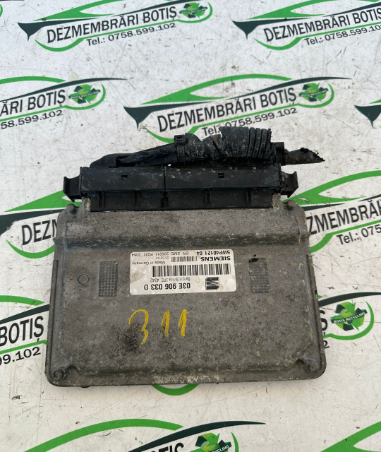 Calculator motor ECU 03E 906 033 D Seat Ibiza 3 6L [2002 - 2006] Hatchback 3-usi 1.2 MT (64 hp)