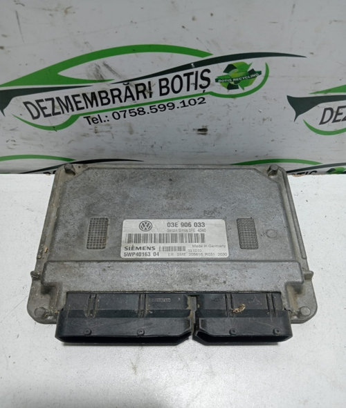 Calculator motor ECU 03E 906 033 Skoda Fabia 6Y [1999 - 2004] Sedan 1.2 MT (64 hp)