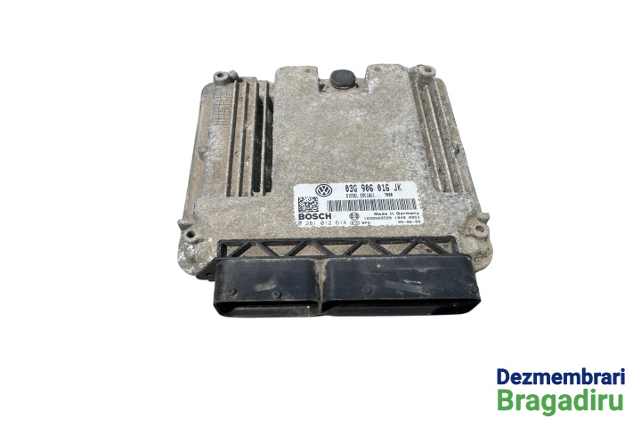 Calculator motor ECU 03G906016JK Volkswagen VW Jetta 5 [2005 - 2011] Sedan 4-usi 1.9 TDI MT (105 hp) Cod motor: BKC, Cod cutie: GQQ, Cod culoare: LA7W