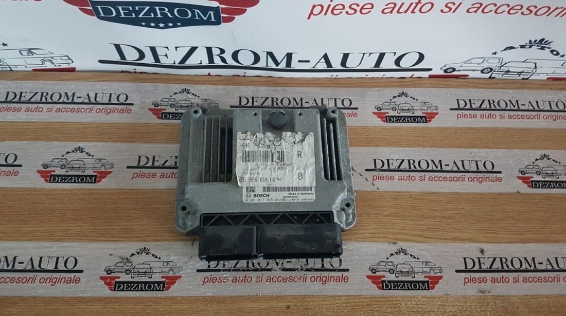 Calculator motor (ecu) 03l906018lb 0281017945 audi a6 4g 2.0 tdi cglc 177 cai