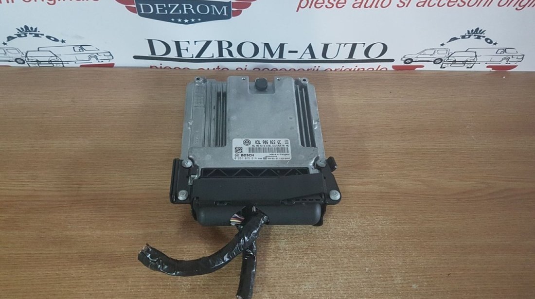 Calculator motor, ecu, 03l906022ge, 0281015614,seat, exeo, 2.0 tdi, caga, 143 cai