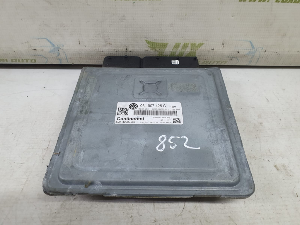 Calculator motor ecu 03L907425c 5wp42902aa 1.6 tdi CAYC Volkswagen VW Golf 6 [2008 - 2015] 1.6 tdi CAYC