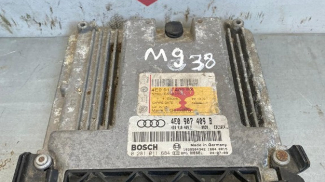 Calculator Motor ECU 04E907409B Audi A8 D3 3.0tdi