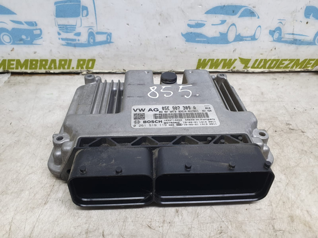 Calculator motor ecu 05e907309a 0261s19119 1.5 TSI DHFA Skoda Octavia 3 [facelift] [2017 - 2020] 1.5 TSI DHFA