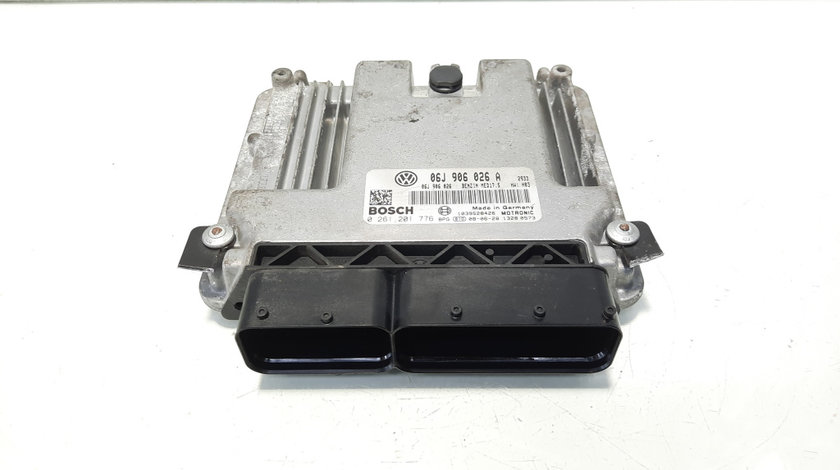 Calculator motor ECU, 06J906026A, 0261201776, Seat Leon (1P1), 1.8 TSI, BZB (idi:589105)