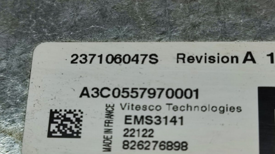 Calculator motor ecu 1.0 benzina a3c0557970001 237106048s Renault Clio 5 [2019 - 2023]