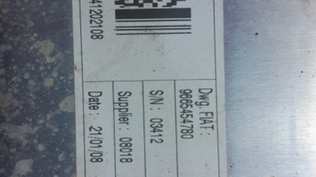 Calculator motor ecu 1.4 9665454780 Fiat Fiorino 3 [2008 - 2010]