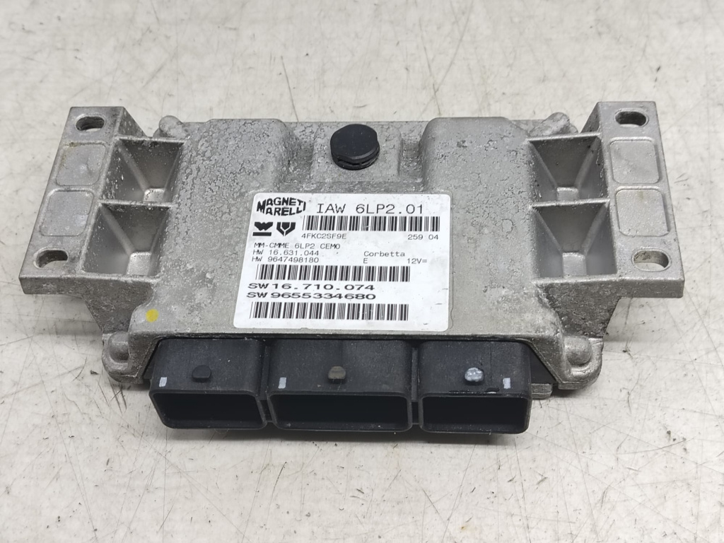 Calculator motor ecu 1.4 benzina kfv 9647498180 Peugeot 206 [facelift] [2002 - 2009]