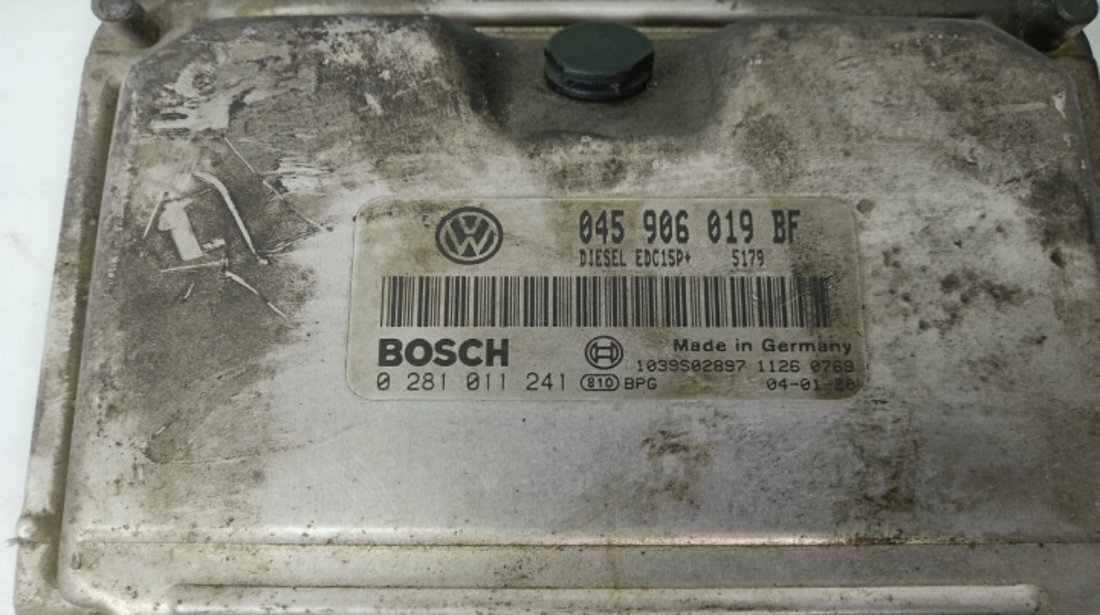 Calculator motor ecu 1.4 tdi AMF 045906019bf 0281011241 Volkswagen VW Polo 4 9N [2001 - 2005]