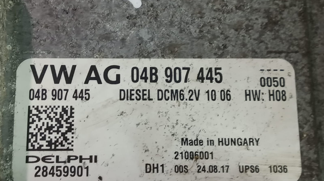 Calculator motor ecu 1.4 tdi cusb 04B907445 Audi A1 8X [2010 - 2014] 1.4 tdi CUSB