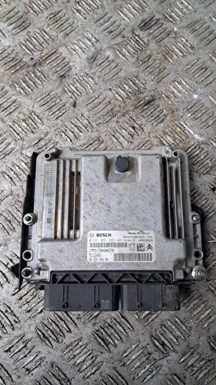 Calculator motor ECU 1.5 HDI YHZ Peugeot 308 T9 cod 9832694380 / 0281035365
