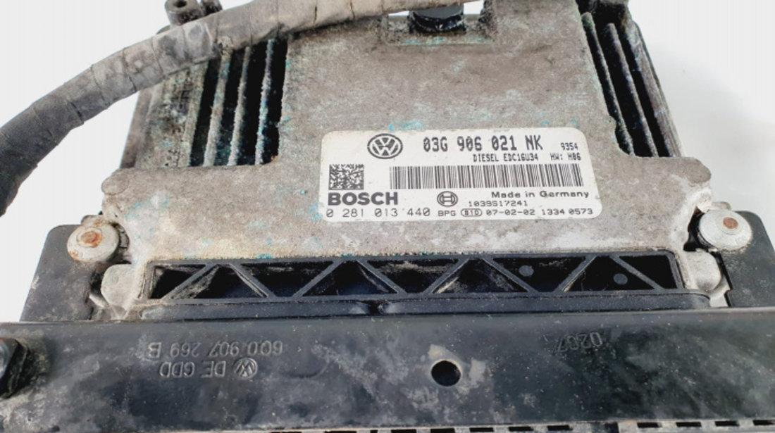 Calculator motor ecu 2.0 tdi bmp 03g906021nk 0281013440 Volkswagen VW Passat B6 [2005 - 2010]