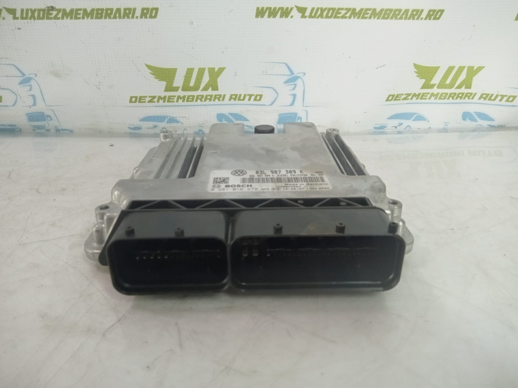 Calculator motor ecu 2.0 tdi caab 03L907309K 028016272 Volkswagen VW Transporter T5 [facelift] [2009 - 2015] 2.0 tdi CAAB