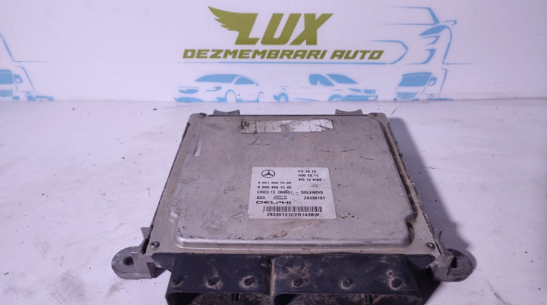 Calculator motor ecu 2.2 cdi om651 euro 5 a6519007500 Mercedes-Benz E-Class W212 [2009 - 2013]