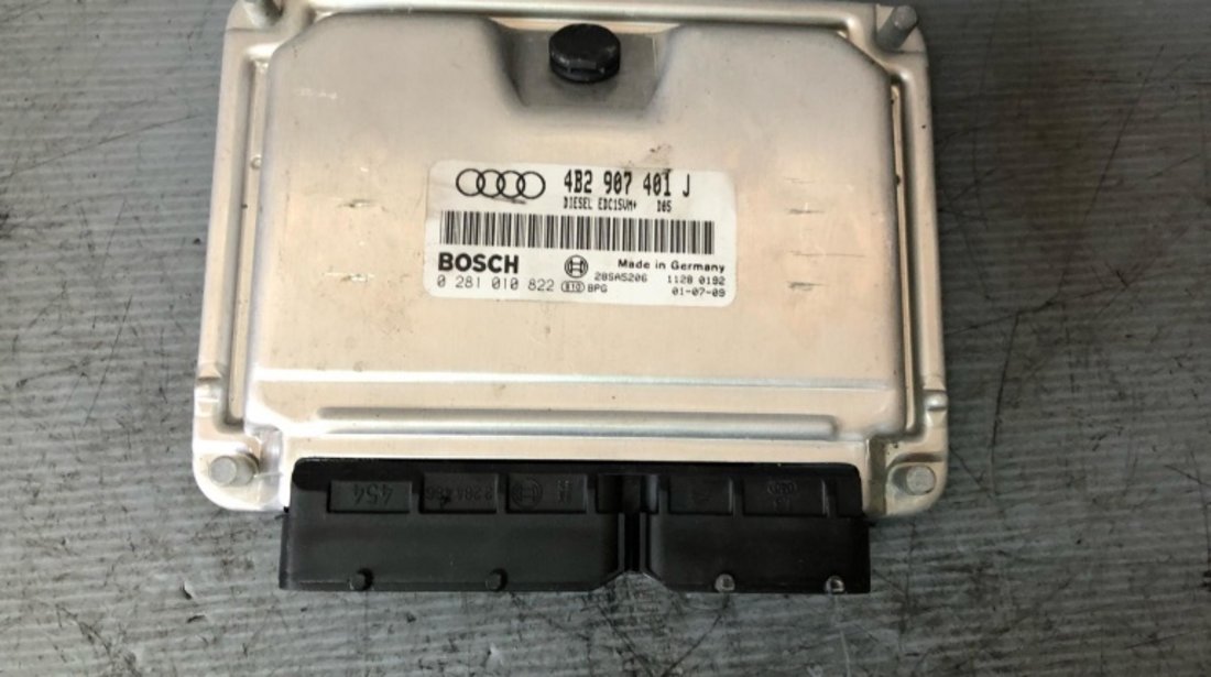 Calculator motor ecu 2.5 tdi audi a6 c5 1997-2005 4b2907401j 0281010822