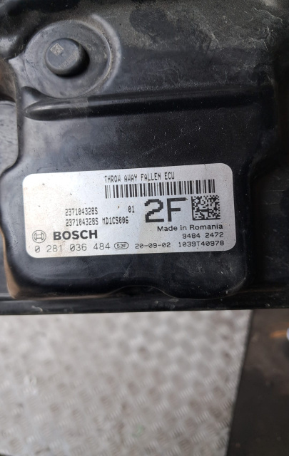 Calculator motor ECU 237104328S / 0281036484 Dacia Dokker [facelift] [2017 - 2020] Compactvan Stepway Motor 1.5 DCI Adblue an 2020 120000 km