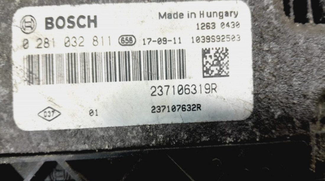 Calculator motor ecu 237106319r 1.5 dci k9k Renault Clio 4 [2012 - 2020]