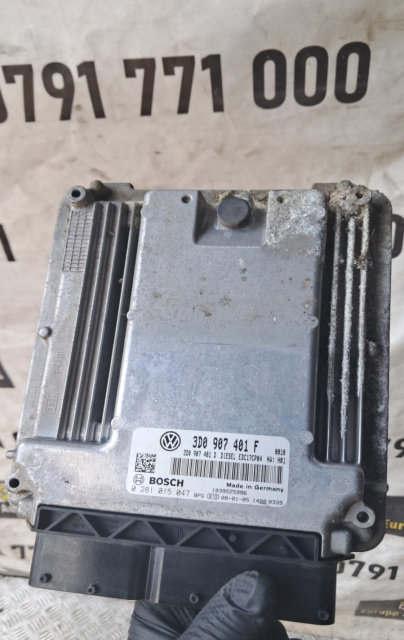 Calculator motor ECU 3D0907401F / 0281015047 Volkswagen VW Phaeton [facelift] [2008 - 2010] Sedan 3....