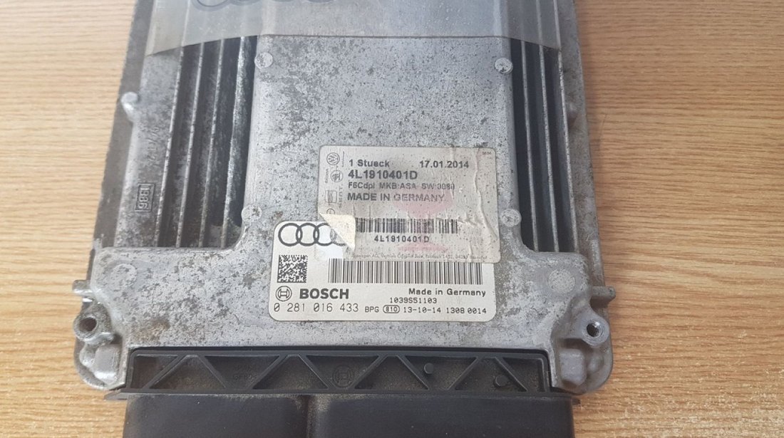 Calculator motor (ecu) 4l1910401d sau 4l0910401g(gx) audi q7 3.0 tdi casa 240 cai