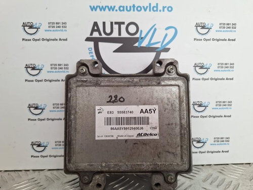 Calculator motor ECU 55583740 AA5Y ACDELCO E83 } Opel Corsa D facelift 2010-2014 1.2 i A12XER 132922...