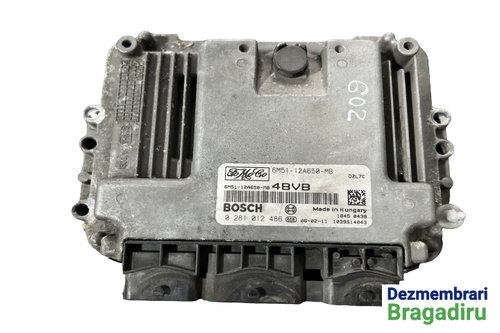 Calculator motor ECU 6M51-12A650-MB 0281012486 Ford Focus 2 [2004 - 2008] Hatchback 5-usi 1.6 TDCi M...