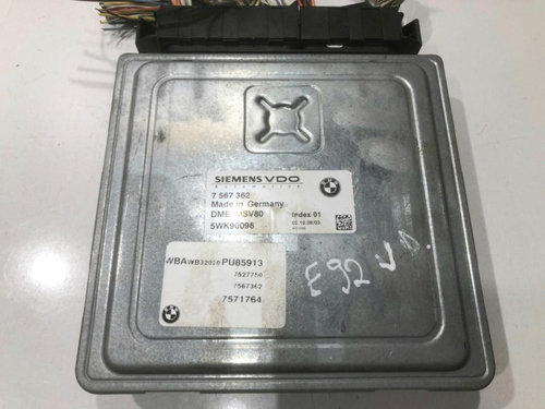 Calculator motor ECU 7567362 BMW Seria 3 E90/E91/E92/E93 [2004 - 2010]