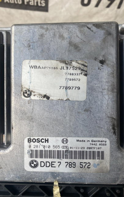 Calculator motor ECU 7789572 / 0281010565 BMW Seria 3 E46 [1997 - 2003] Touring wagon 320d MT (136 hp) BMW Seria 3 E46 2.0 D M47204D4