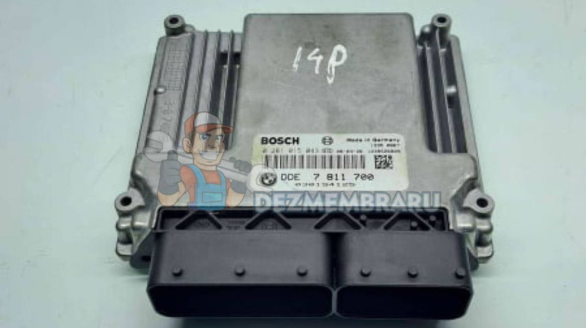 Calculator motor ECU, 7811700, 0281015043, Bmw 1 (E81, E87), 2.0 diesel, N47D20A