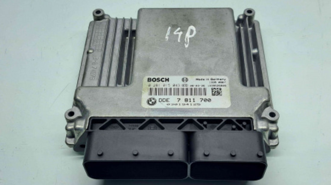 Calculator motor ECU, 7811700, 0281015043, Bmw 1 (E81, E87), 2.0 diesel, N47D20A