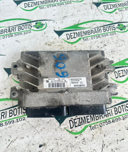 Calculator motor ECU 8200483732 Dacia Logan [facelift] [2007 - 2012] Sedan 1.4 MT (75 hp)