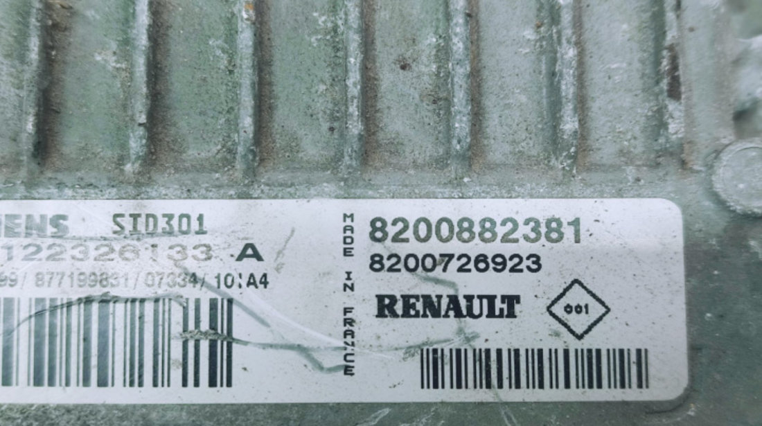 Calculator motor ecu 8200882381 8200726923 1.5 dci K9K Renault Megane 3 [2008 - 2014]