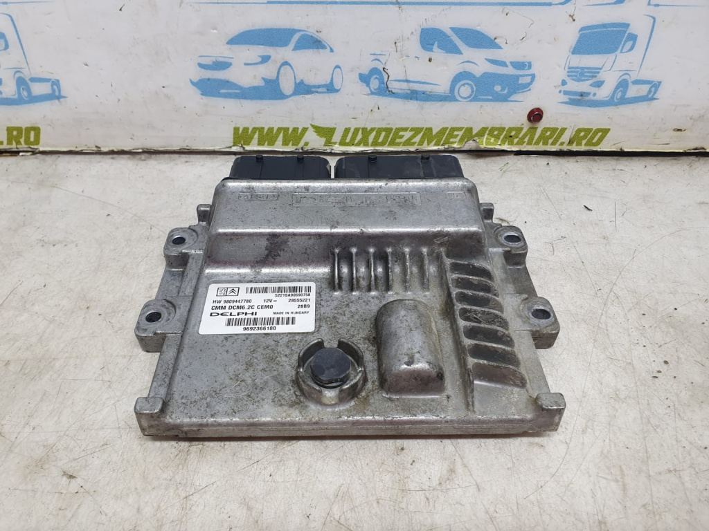 Calculator motor ecu 9809447780 28555221 2.0 hdi AHN (AH03) Fiat Ducato 3 Typ250 [2nd facelift] [2015 - 2020]
