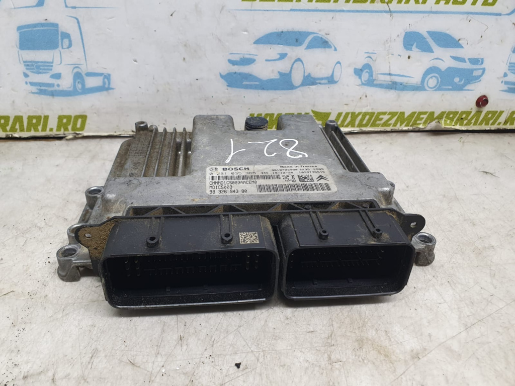 Calculator motor ecu 9832694380 0281035365 1.5 D15DT Opel Combo E [2018 - 2019] Compactvan 1.5 D15DT