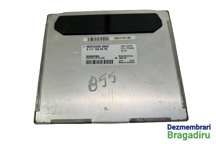Calculator motor ECU A1111533479 Mercedes-Benz C-Class W203/S203/CL203 [2000 - 2004] Sedan 4-usi C 180 AT (129 hp) Cod Motor M 111.951