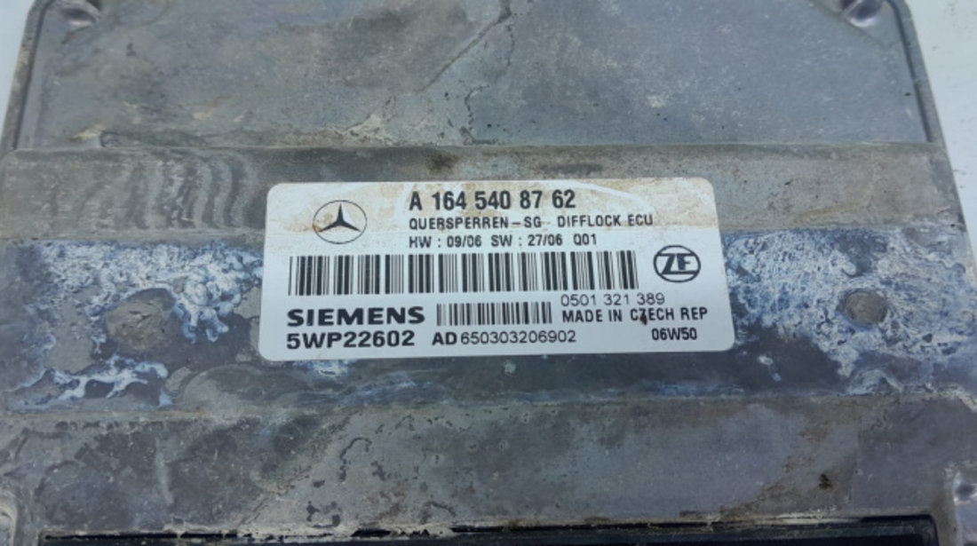 Calculator motor ecu a1645408762 Mercedes-Benz GL-Class X164 [2006 - 2009]