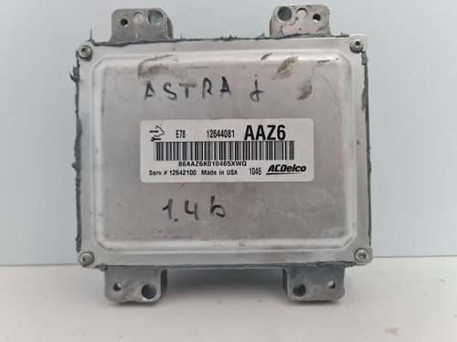 Calculator motor ECU ACDELCO E78 Opel Astra J 2009-2012 1.4 Turbo A14NET; A14NEL 12644081 AAZ6