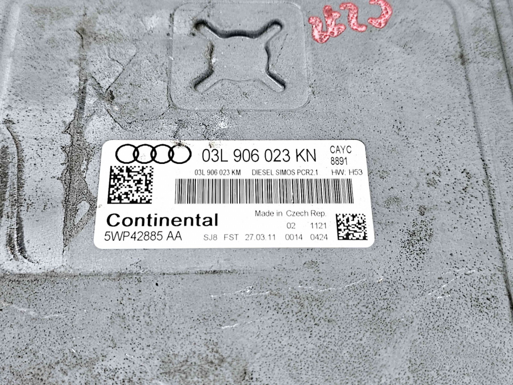 Calculator motor ECU Audi A1 (8X1) [Fabr 2010-2018] 03L903023KN 5WP42885AA 1.6 TDI CAYC 77KW / 105CP