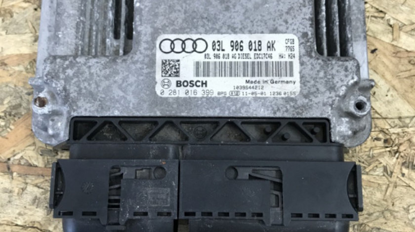 Calculator motor ECU Audi A3 8P 2.0 TDI, hatchback 2011 (03L906018AK)