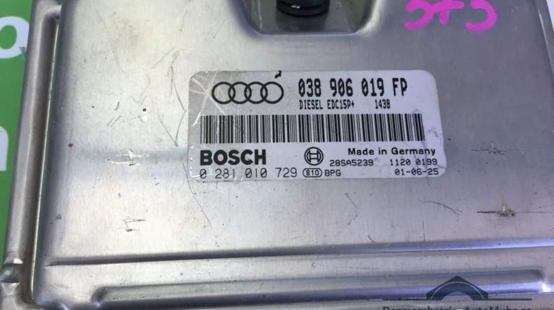 Calculator motor ecu Audi A4 (2001-2004) [8E2, B6] 038906019fp