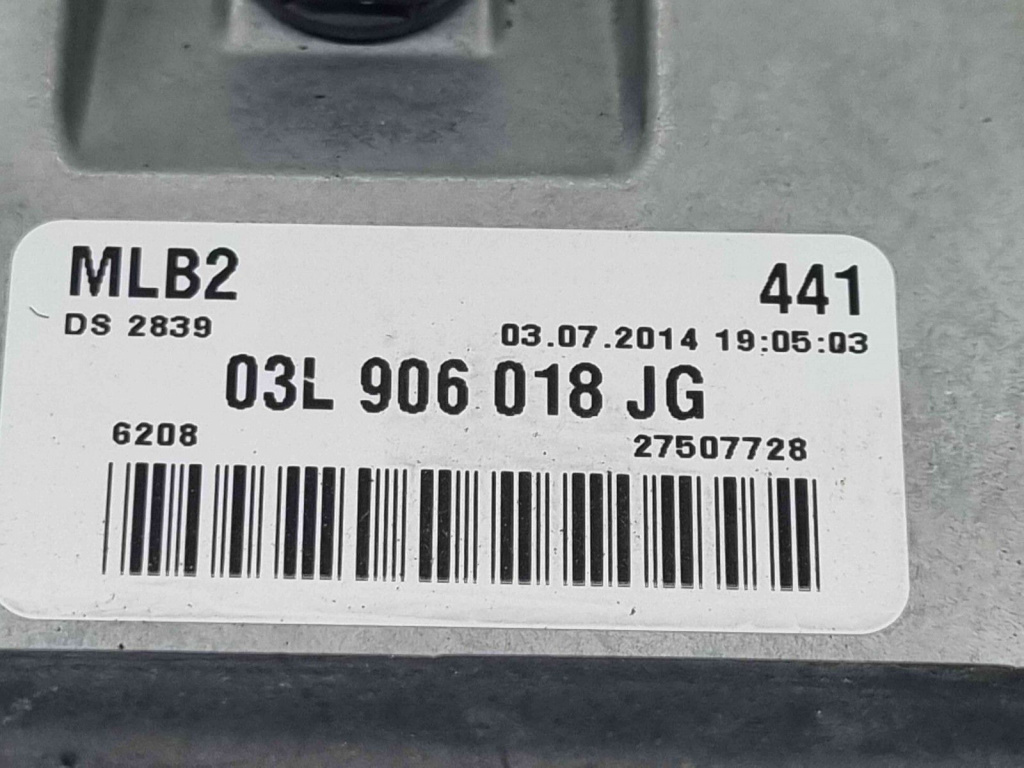 Calculator motor ECU Audi A4 (8K2, B8) [Fabr 2008-2015] 03L906018JG 0281018128 2.0 TDI CGLC 130KW / 177CP