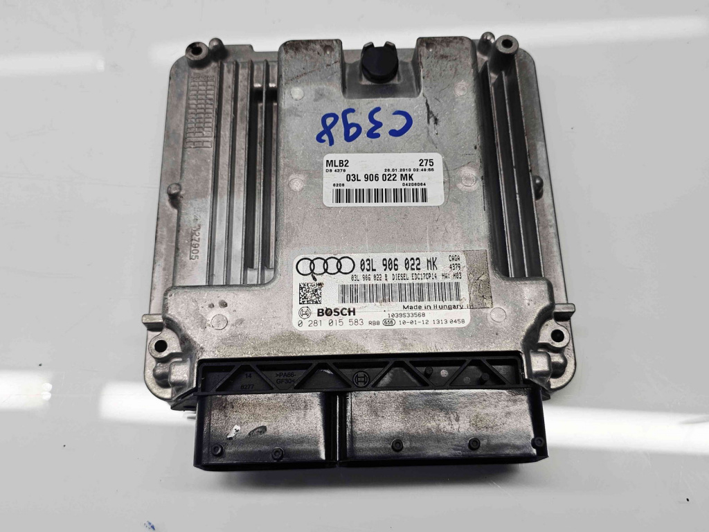 Calculator motor ECU Audi A4 (8K5, B8) Avant [Fabr 2008-2015] 03L906022MK 2.0 TDI CAGA 105KW / 143CP