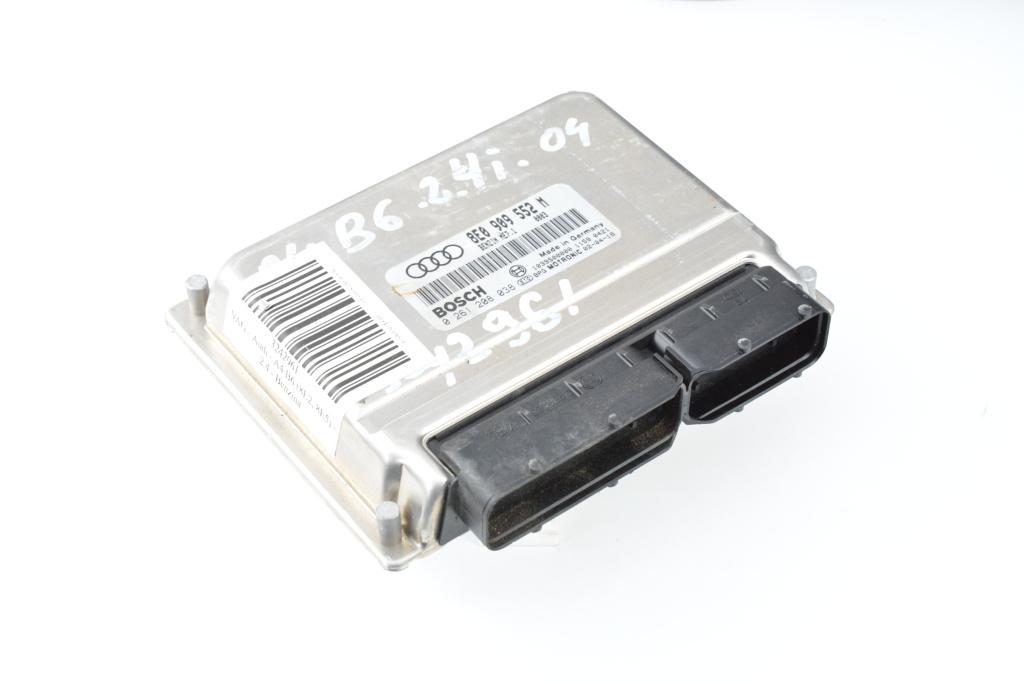 Calculator Motor / Ecu Audi A4 B6 (8E) 2000-2004 2.4 Benzina 8E0909552M, 0261208038 Bosch