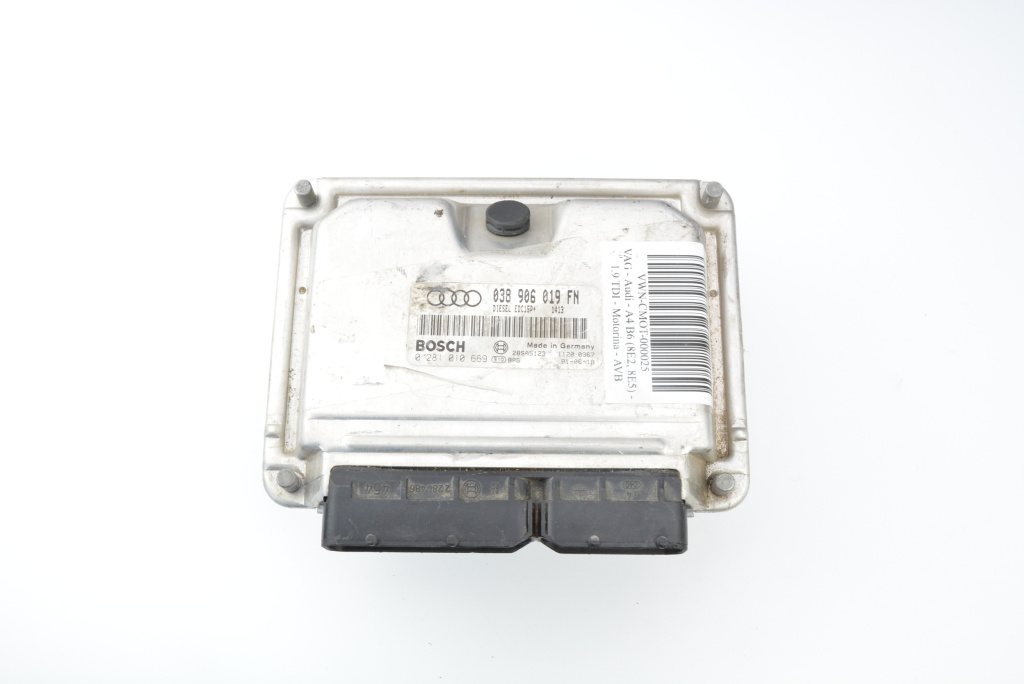 Calculator Motor / ECU Audi A4 B6 (8E) 2000 - 2004 Motorina 038906019FN, 0281010669
