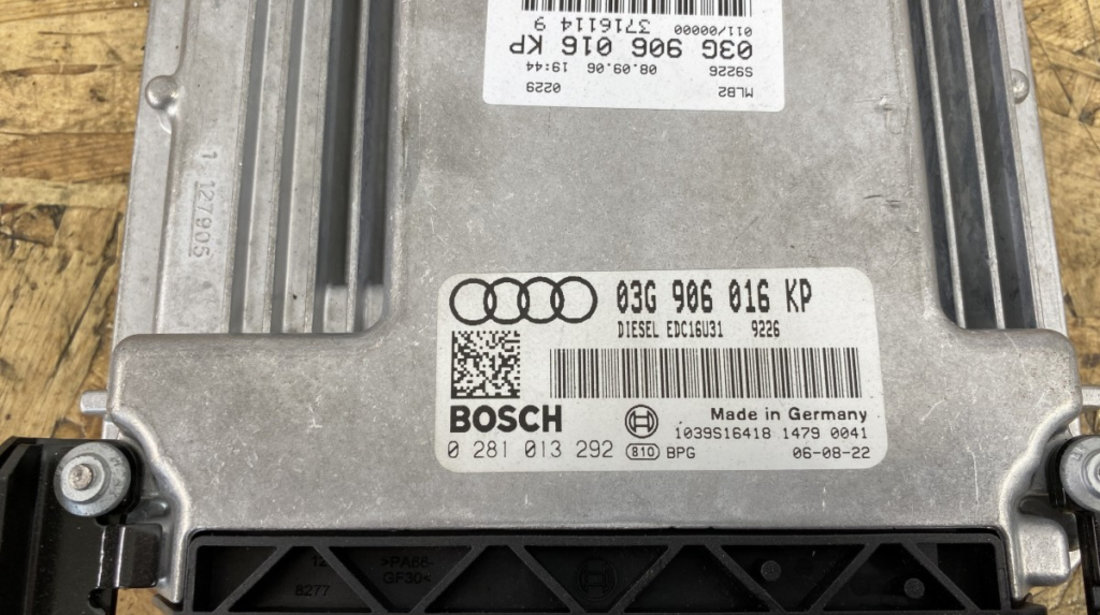 Calculator motor ECU Audi A4 B7 sedan S-Line sedan 2007 (03G906016KP)