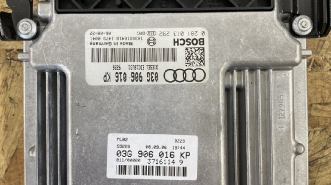 Calculator motor ECU Audi A4 B7 sedan S-Line sedan 2007 (03G906016KP)